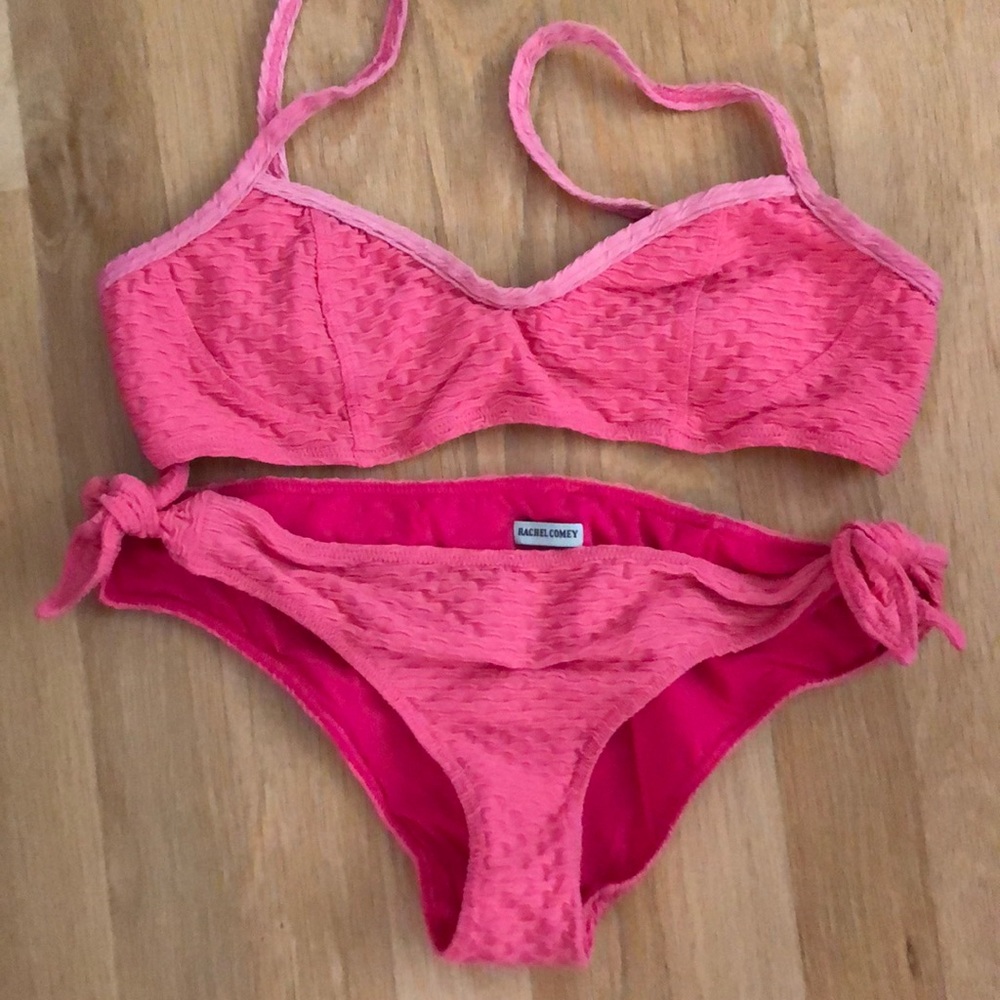 Rachel comey pink bikini swimsuit